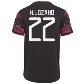 Fußballtrikots Mexiko Hirving Lozano 22 Heimtrikotsatz 2021
